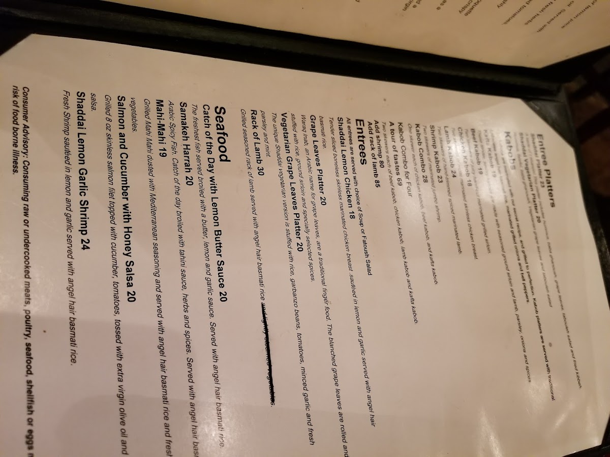 Menu Shaddai Fine Lebanese Cuisine-10