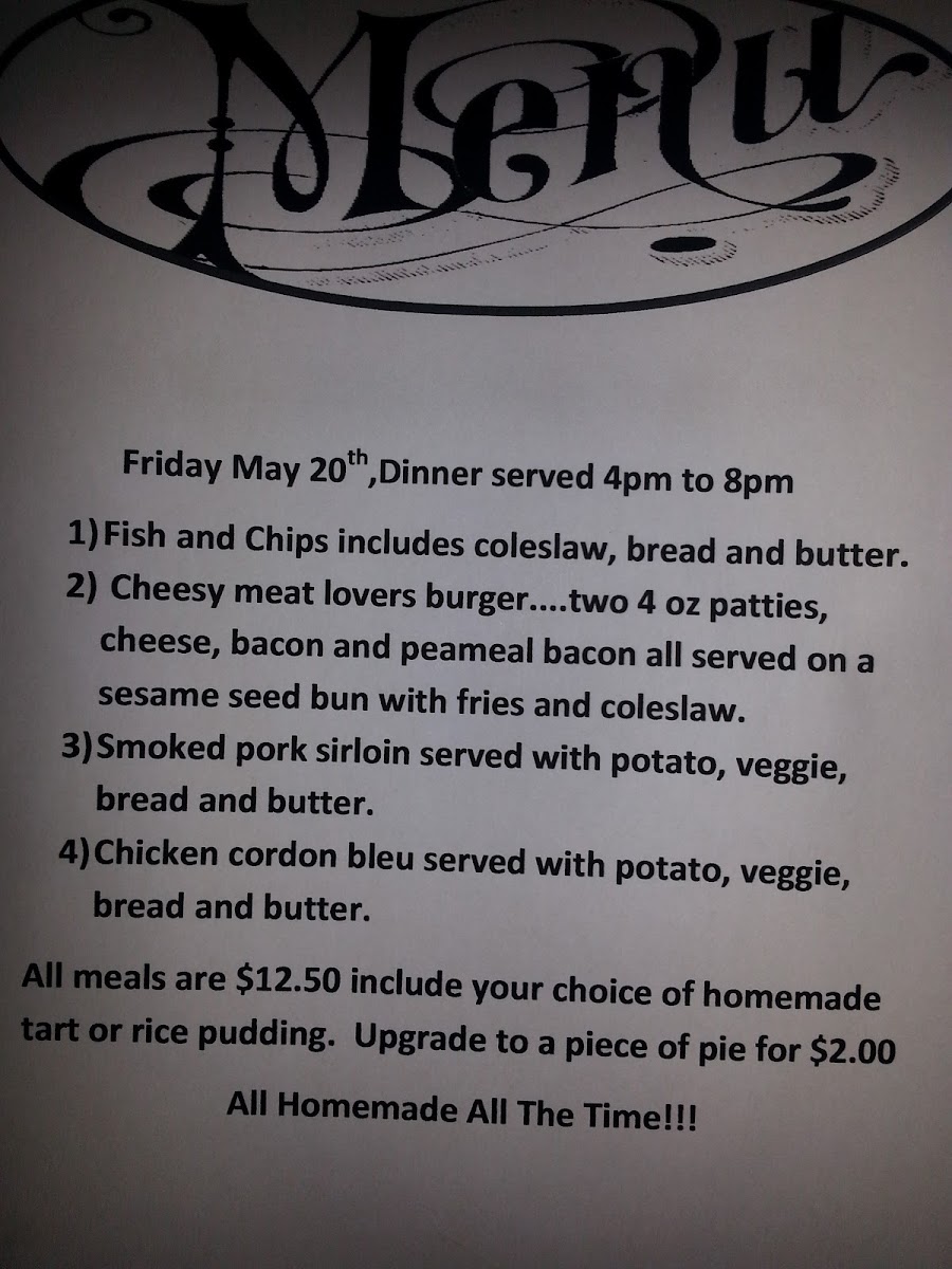 Menu Shady Pine Family Restaurant-6