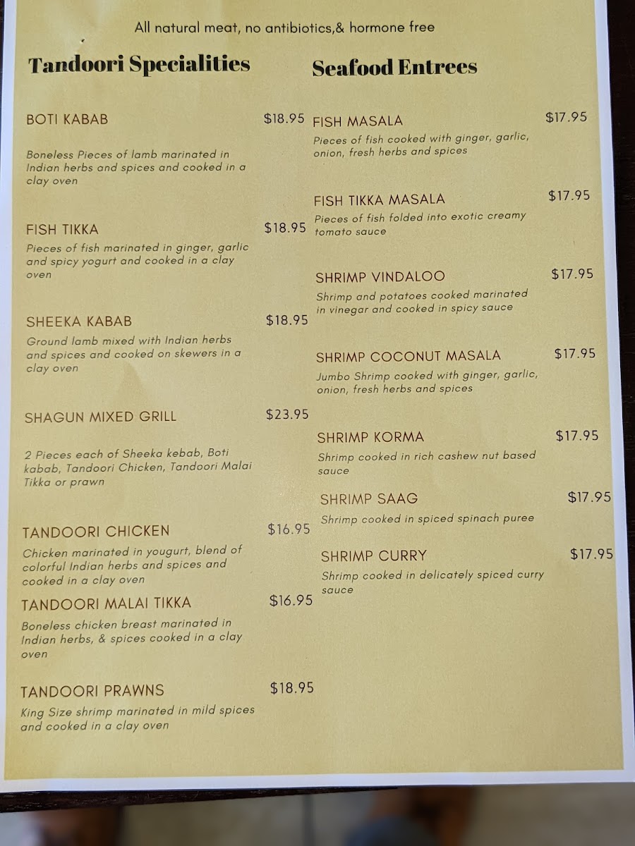 Menu Shagun Indian Cuisine-1