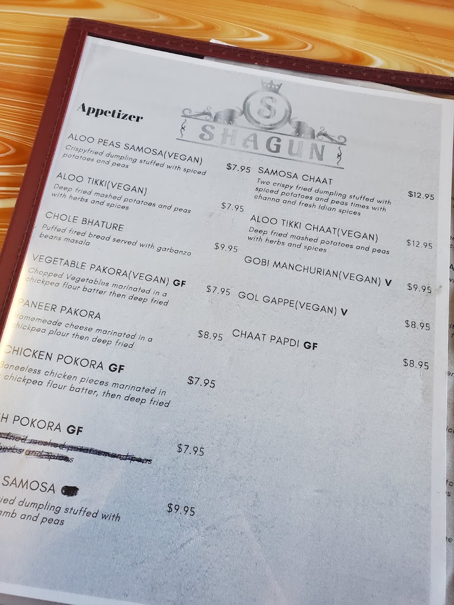 Menu Shagun Indian Cuisine-9