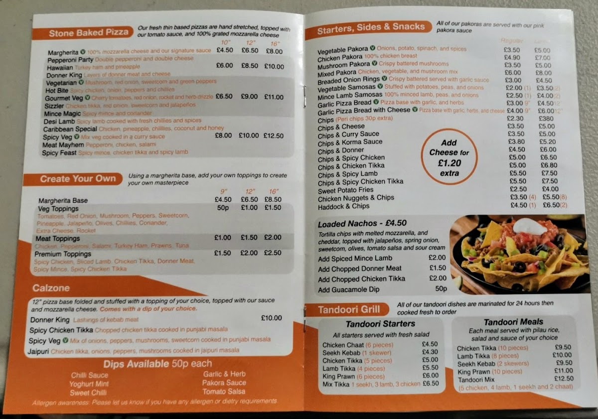 Menu Shahed's Original-1