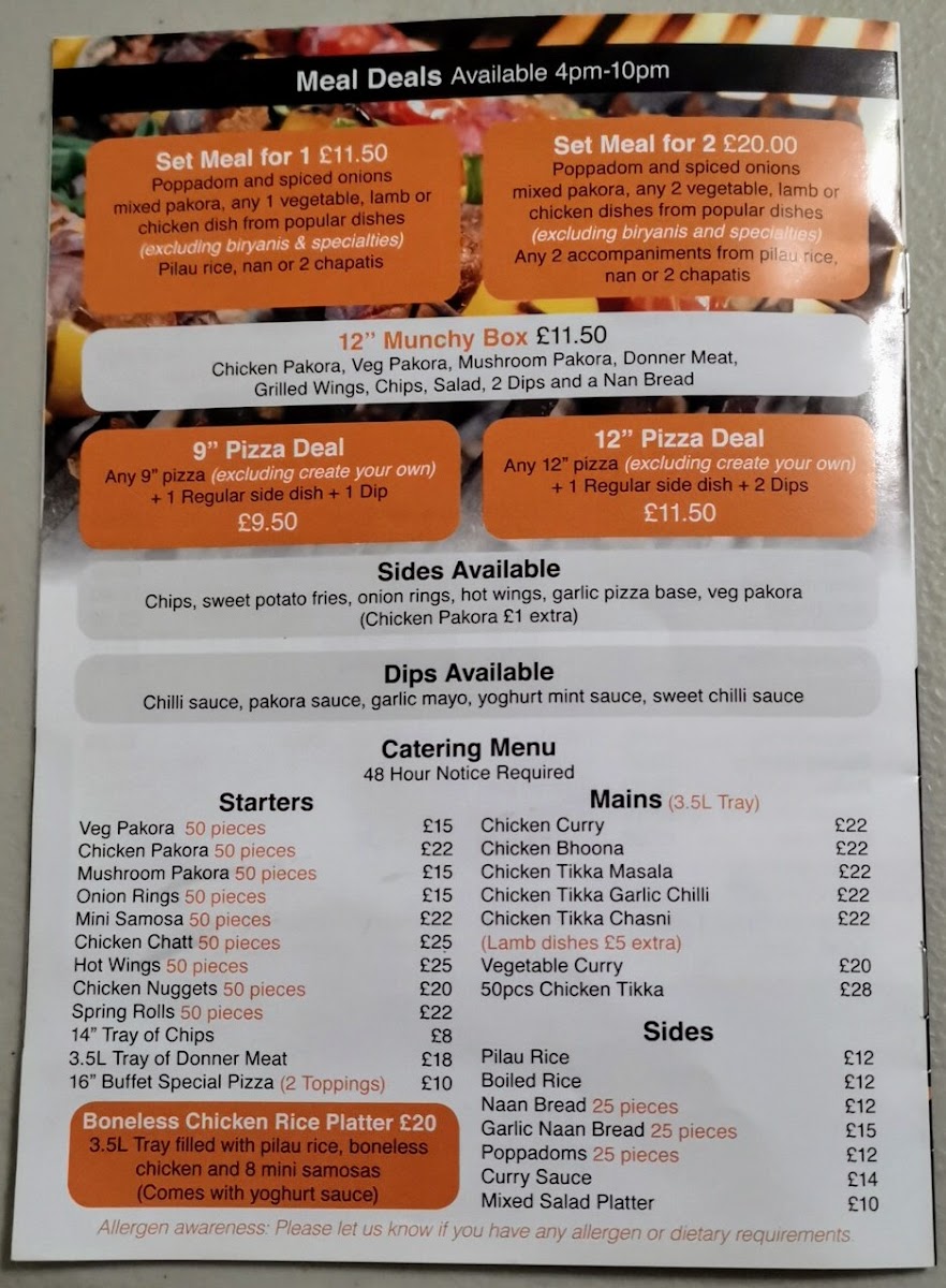Menu Shahed's Original-3