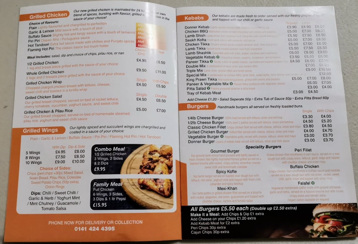 Menu Shahed's Original-4