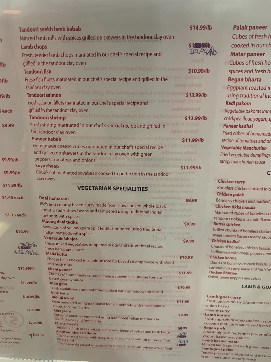 Menu Shahi Flavours Meat & Indian Food-6
