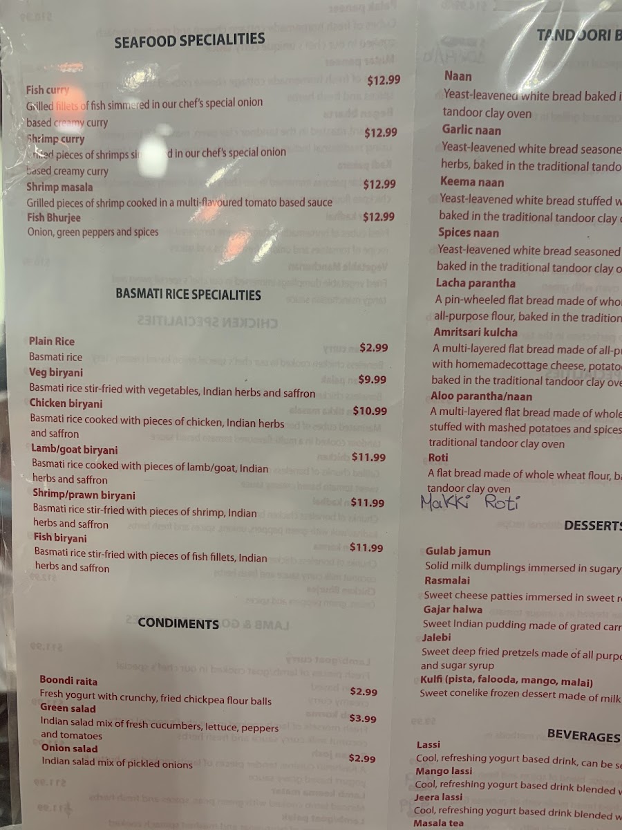 Menu Shahi Flavours Meat & Indian Food-7