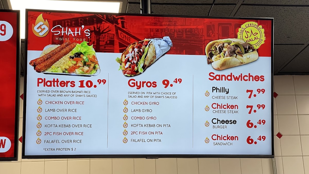 Menu Shah's Halal Food - Danbury-3