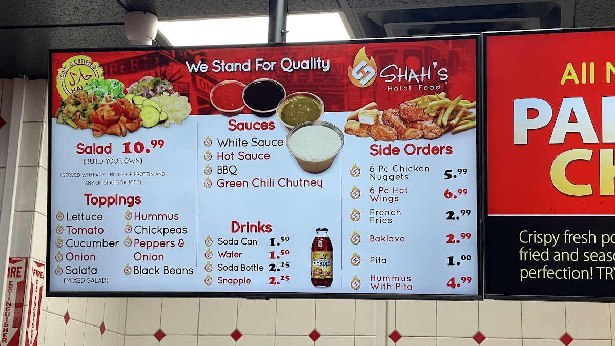 Menu Shah's Halal Food - Danbury-4