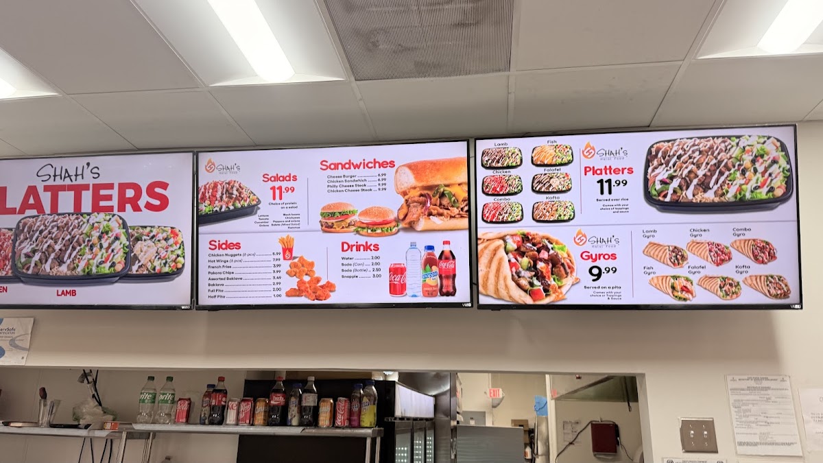 Menu Shah's Halal Food Walmart-1
