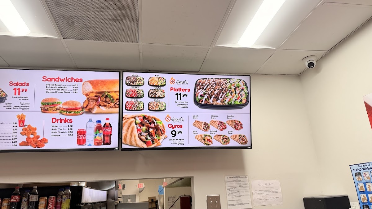 Menu Shah's Halal Food Walmart-2