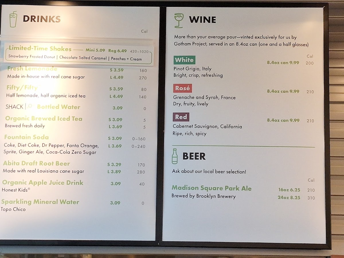 Menu Shake Shack Austin, Domain-3