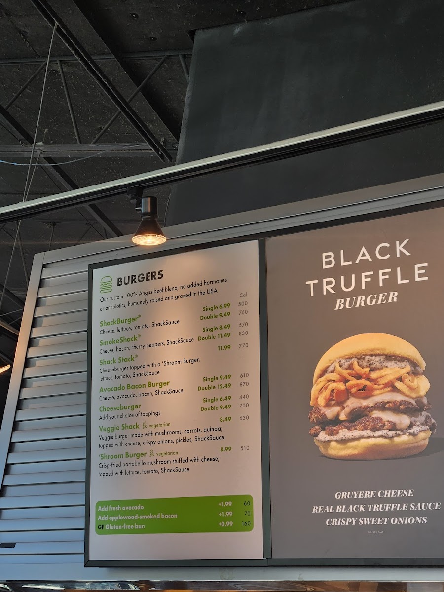 Menu Shake Shack Austin, Domain-4