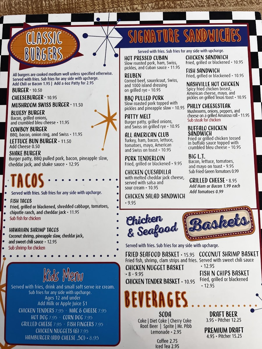 Menu Shake Station-5