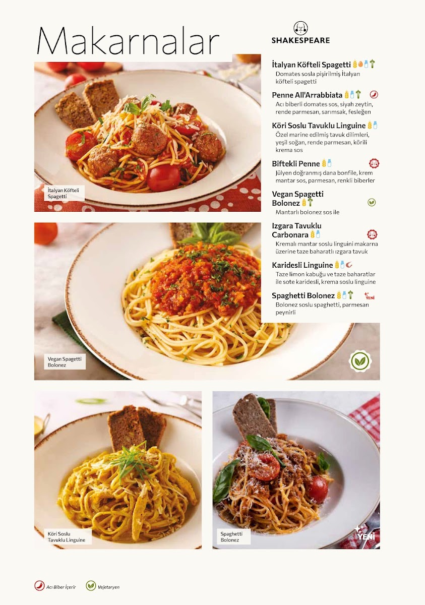 Menu Shakespeare Coffee & Bistro (5M Migros)-4