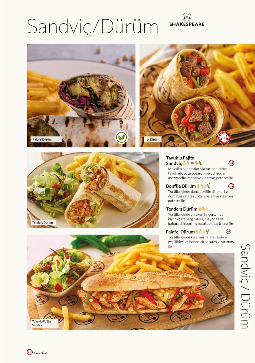 Menu Shakespeare Coffee & Bistro (5M Migros)-7