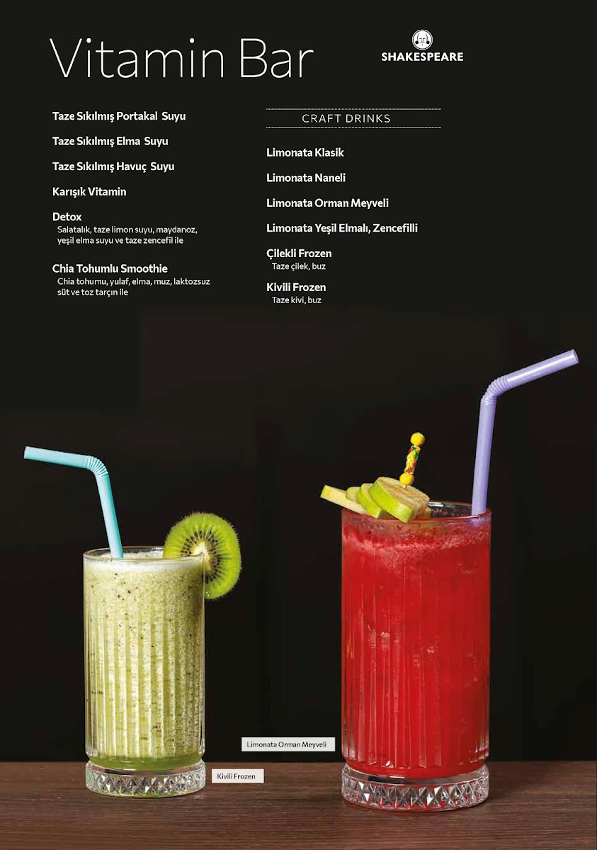 Menu Shakespeare Coffee & Bistro (5M Migros)-9