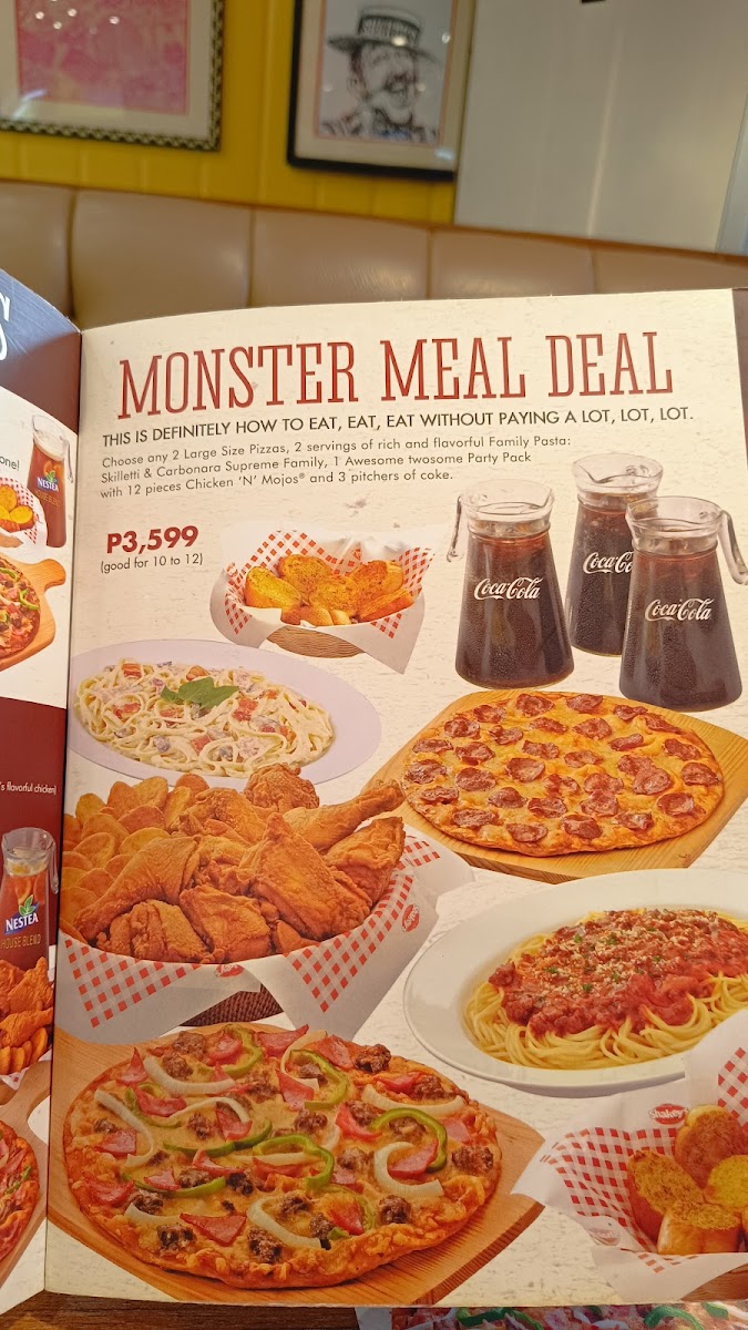 Menu Shakey's Pizza Parlor - Araneta City-6