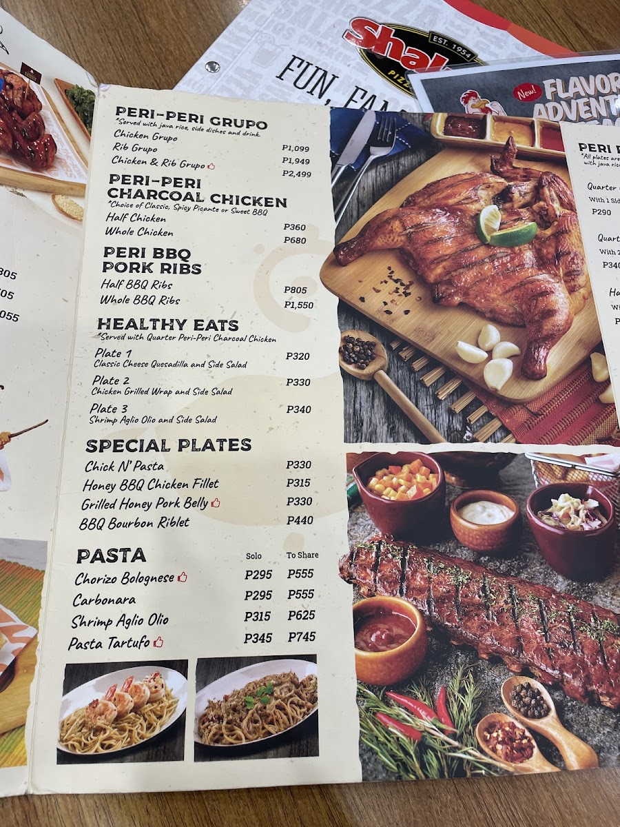 Menu Shakey's Pizza Parlor - Araneta City-7