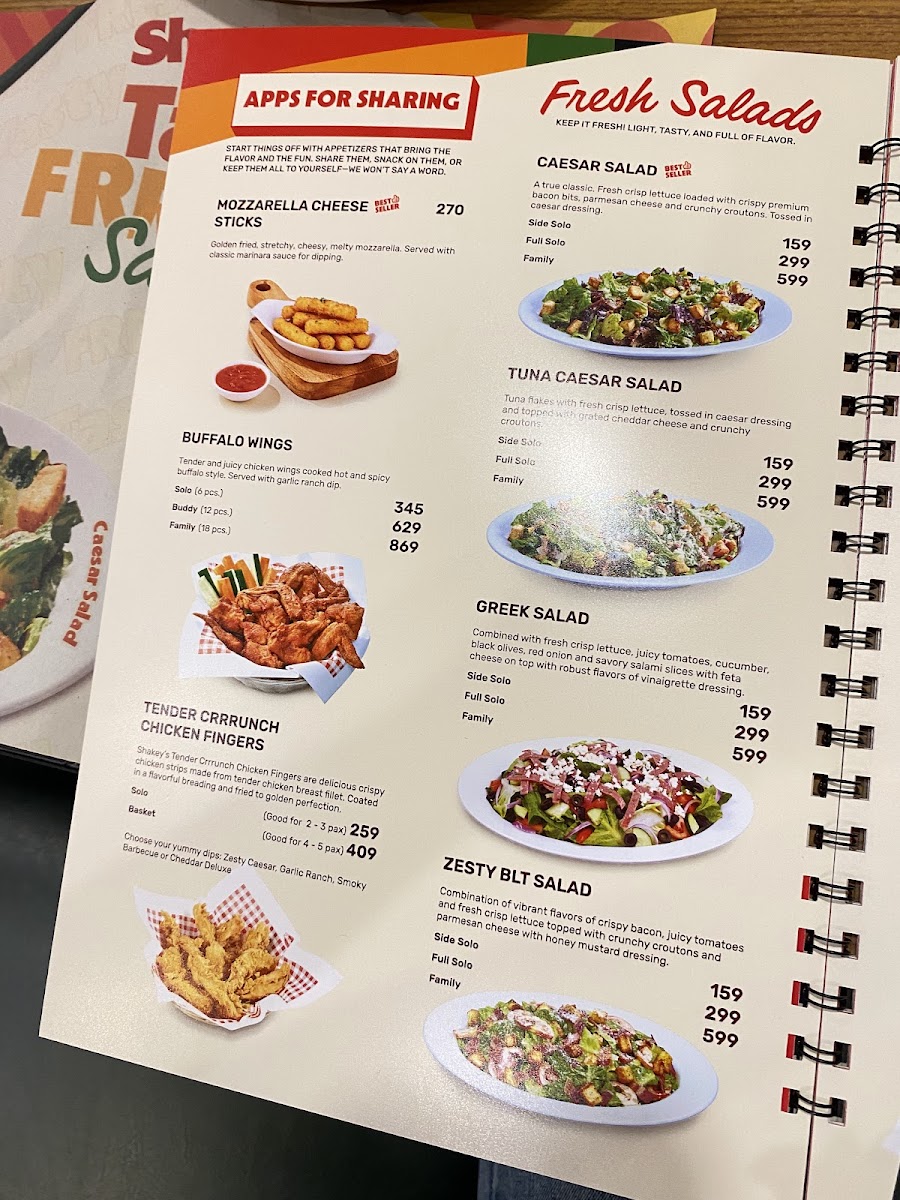 Menu Shakey's Pizza Parlor - Maimpis-1