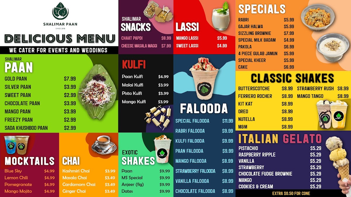 Menu Shalimar Paan & Ice Cream Bar-1