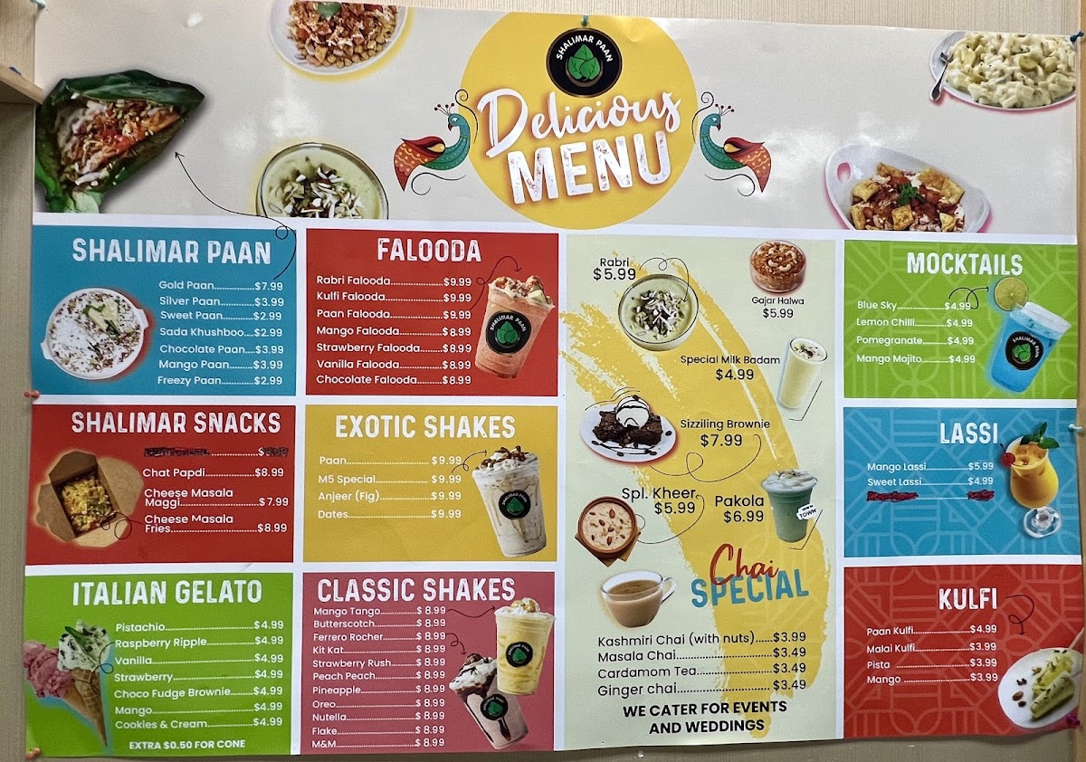 Menu Shalimar Paan & Ice Cream Bar-4