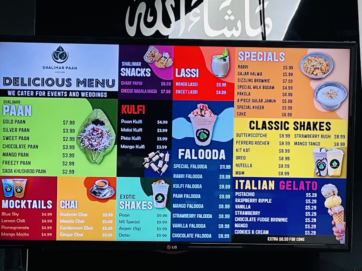 Menu Shalimar Paan & Ice Cream Bar-5
