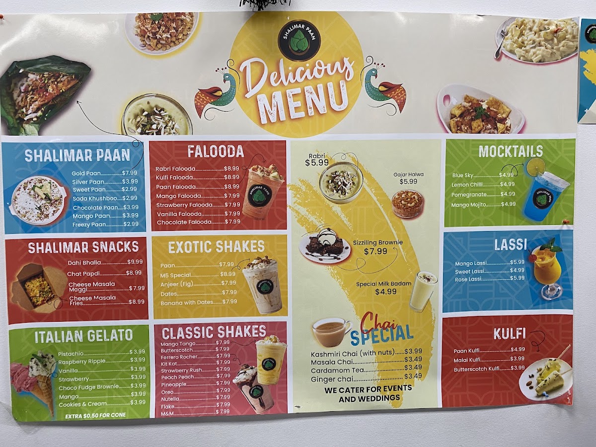 Menu Shalimar Paan & Ice Cream Bar-7