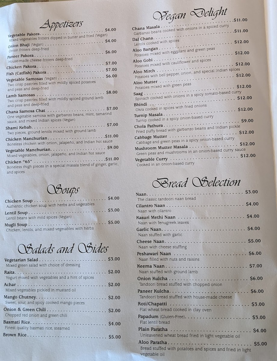 Menu Shalimar Restaurant-4