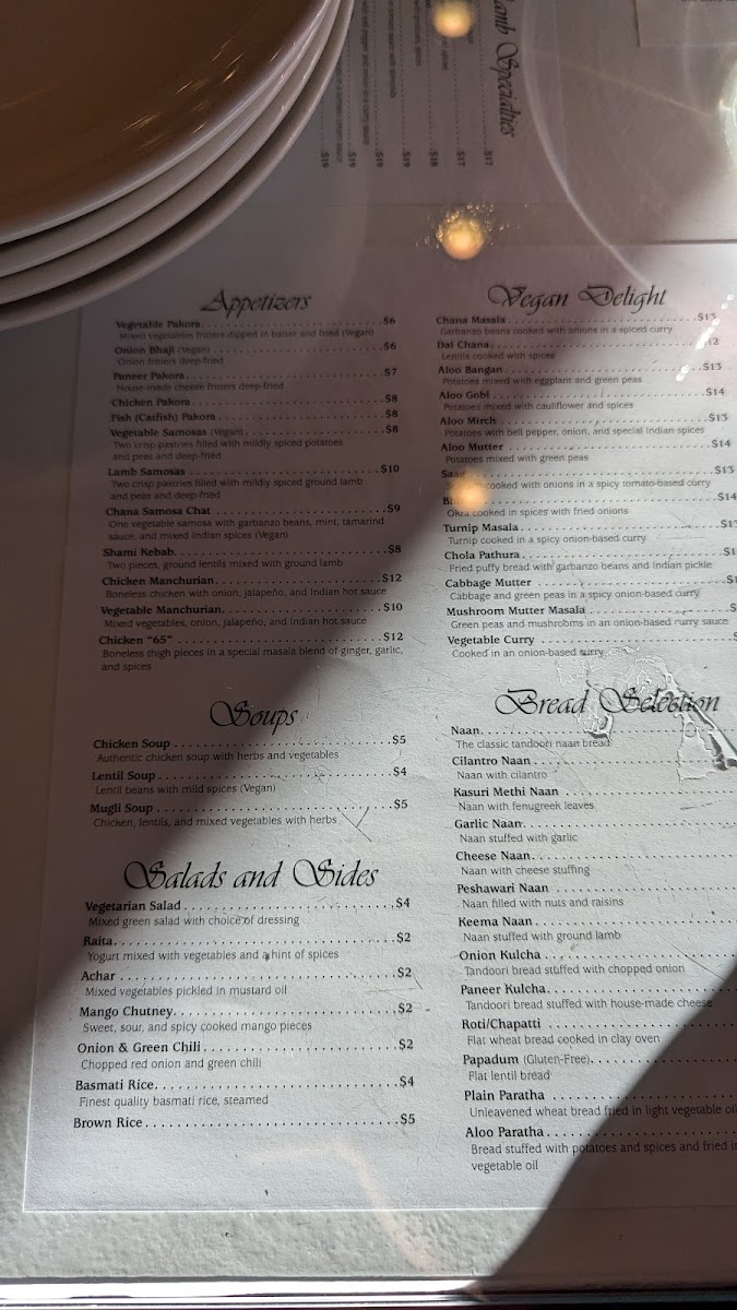 Menu Shalimar Restaurant-9