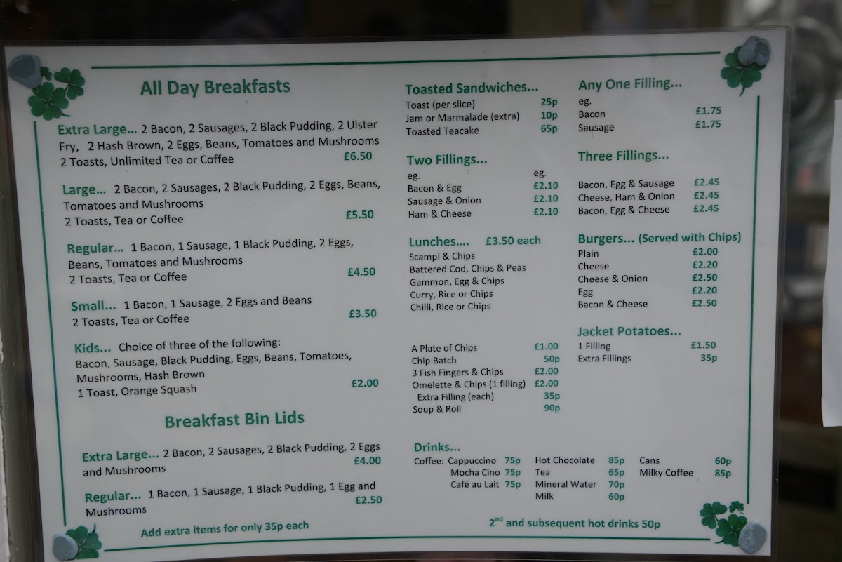 Menu Shamrock Cafe-5