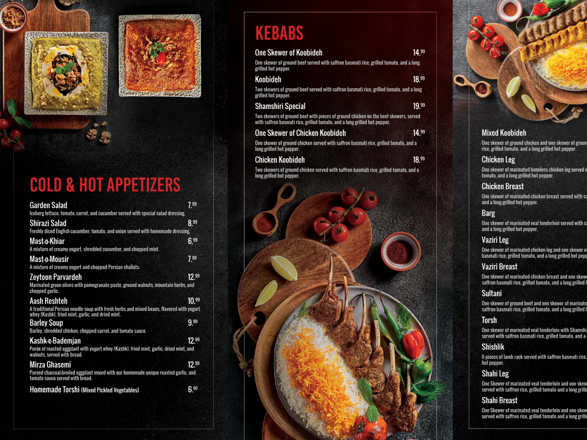 Menu Shamshiri Restaurant-2