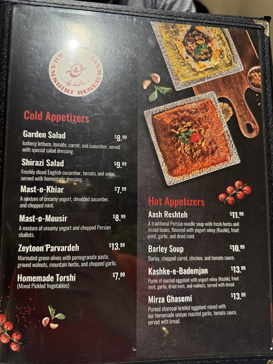 Menu Shamshiri Restaurant-8