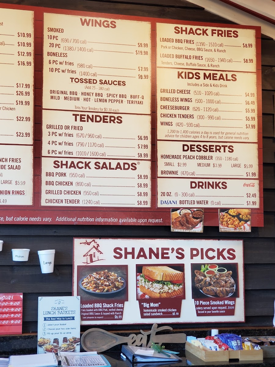 Menu Shane's Rib Shack-3