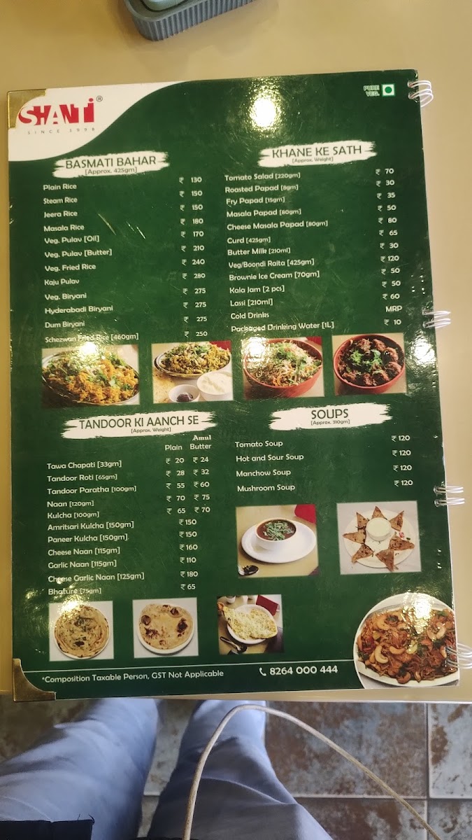 Menu Shanti Restaurant-5