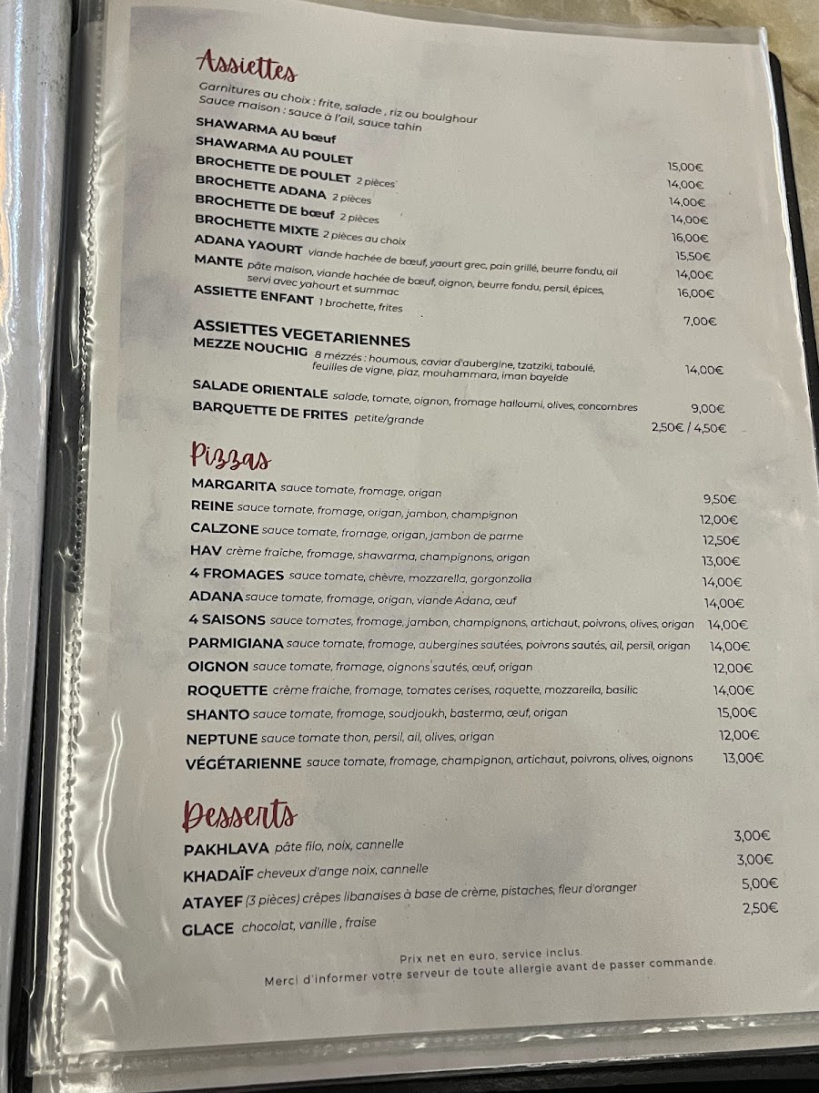Menu Shanto Restaurant-2