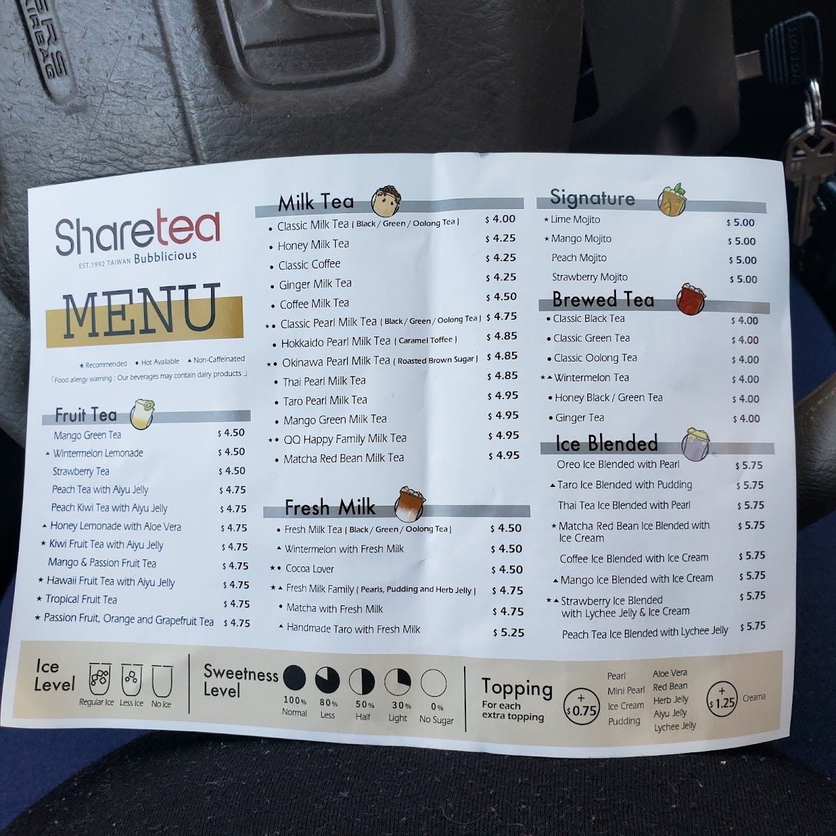 Menu Sharetea-2