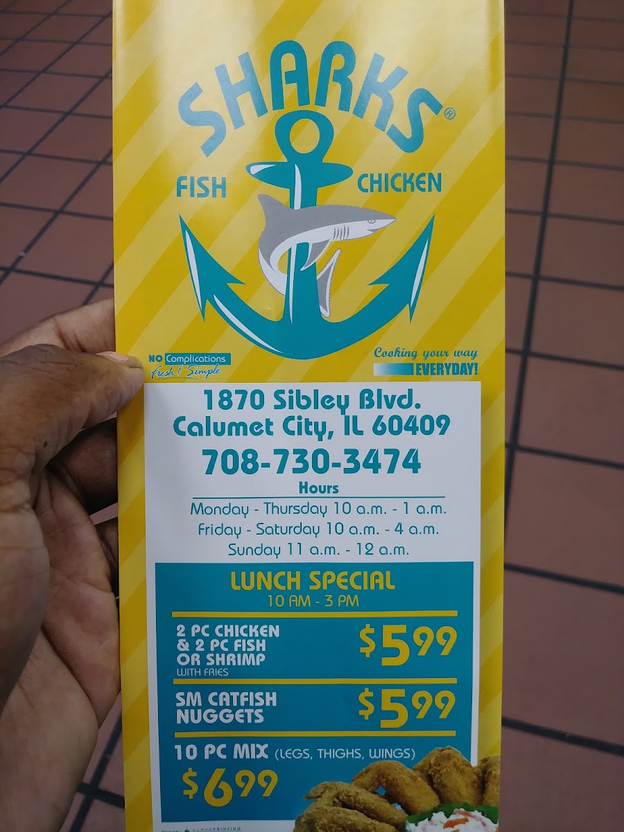 Shark's Fish & Chicken Menu-4