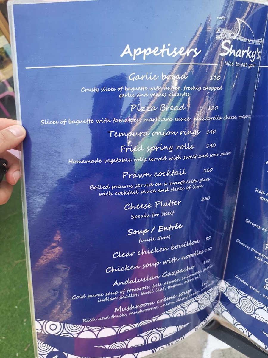 Menu Sharky Restaurant & Bar - Garden Terrace-3