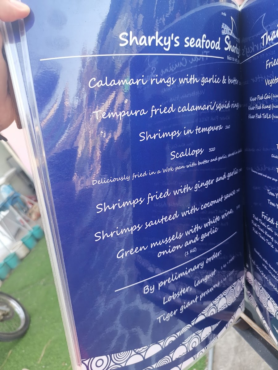 Menu Sharky Restaurant & Bar - Garden Terrace-6