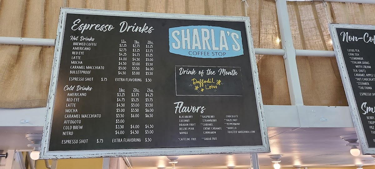 Menu Sharla's Coffee Stop-4