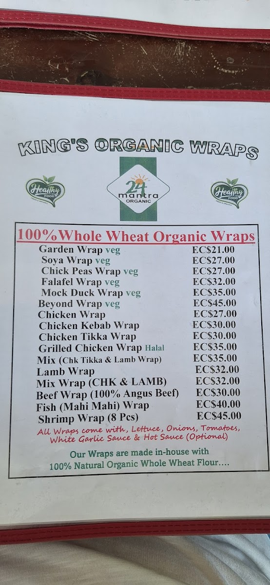 Menu Shawarma King 3 Frigate Bay-1