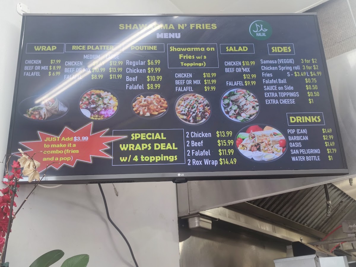 Menu Shawarma N' Fries (Halal)-8