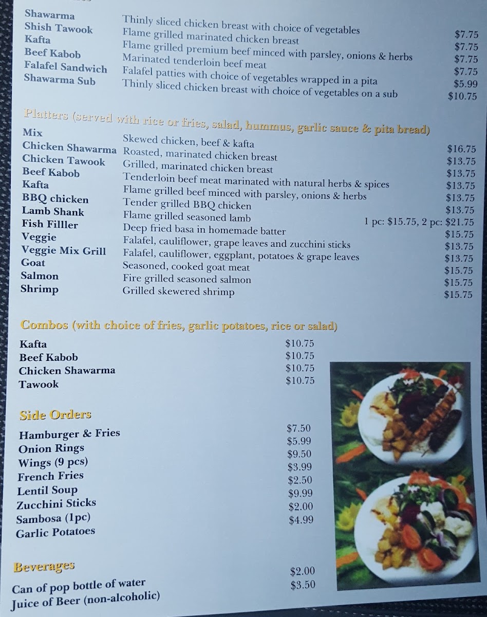 Menu Shawarma Palace-1