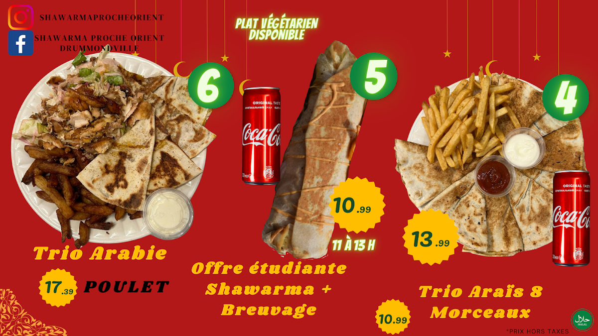 Menu Shawarma Proche-Orient-1