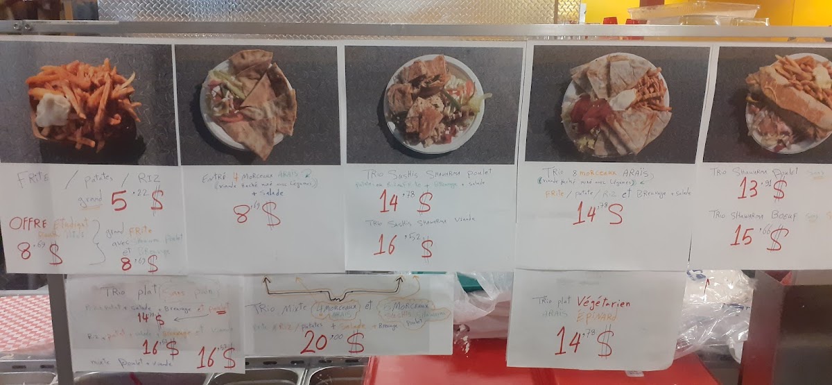 Menu Shawarma Proche-Orient-5
