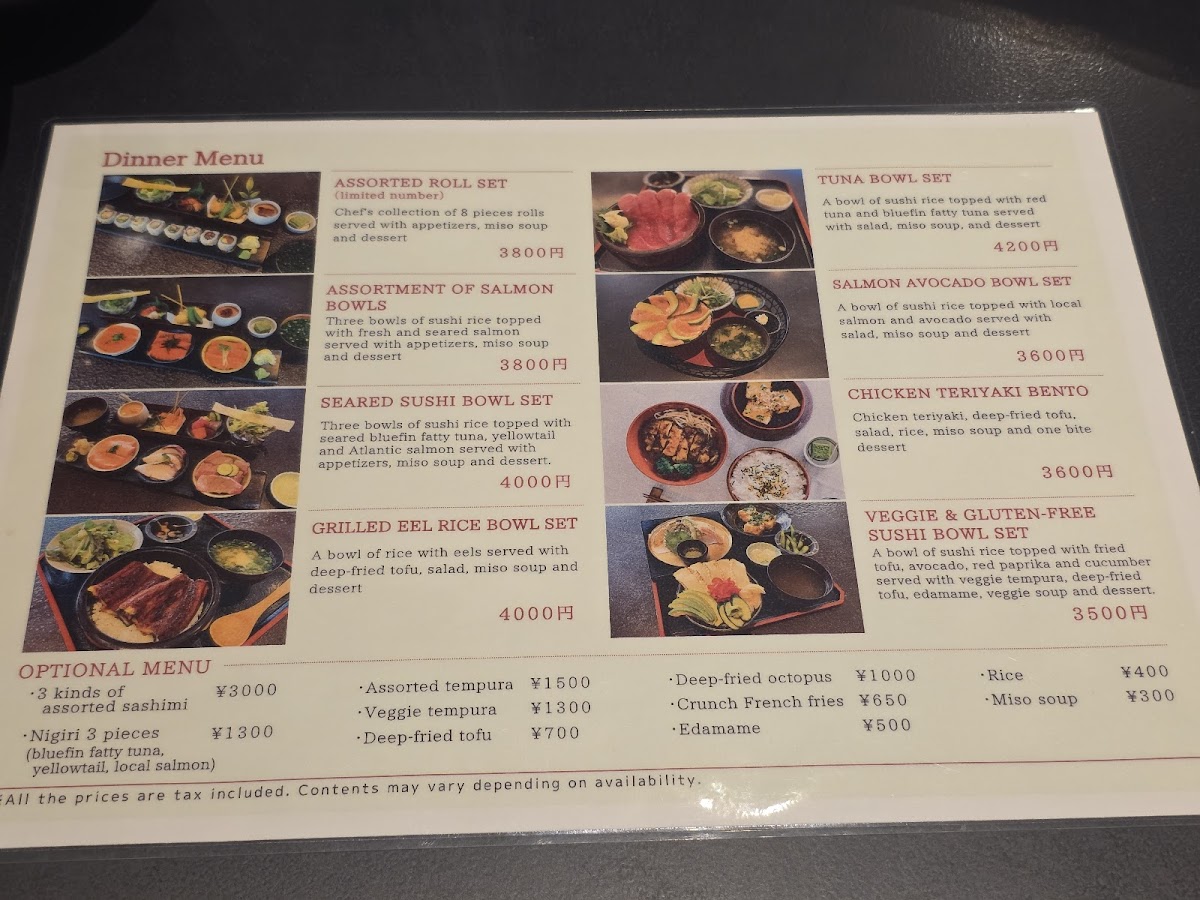 Menu Shaw's Sushi Bar & Dining-10