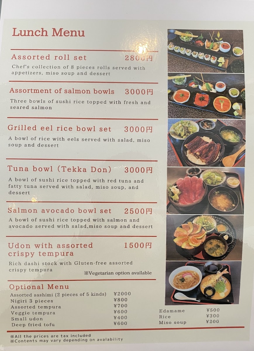 Menu Shaw's Sushi Bar & Dining-2
