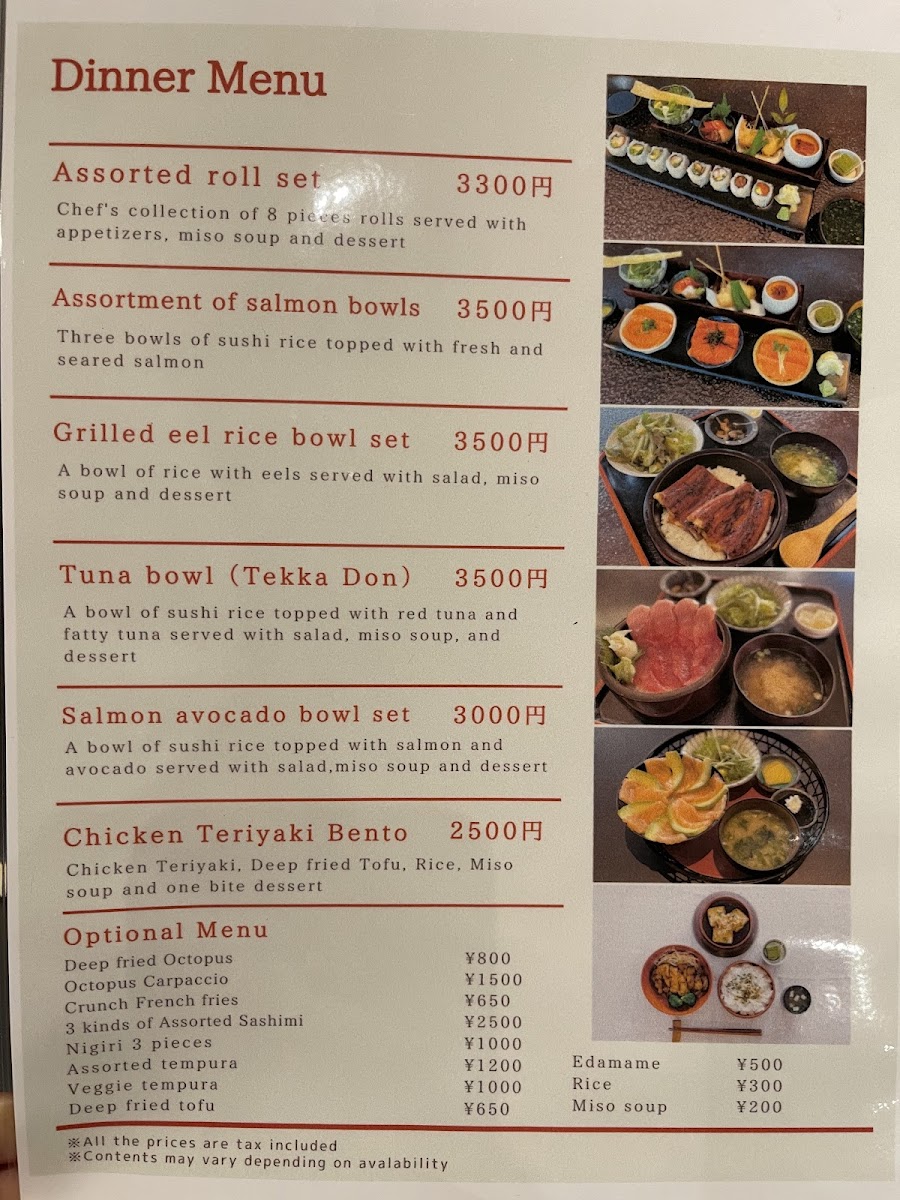 Menu Shaw's Sushi Bar & Dining-6