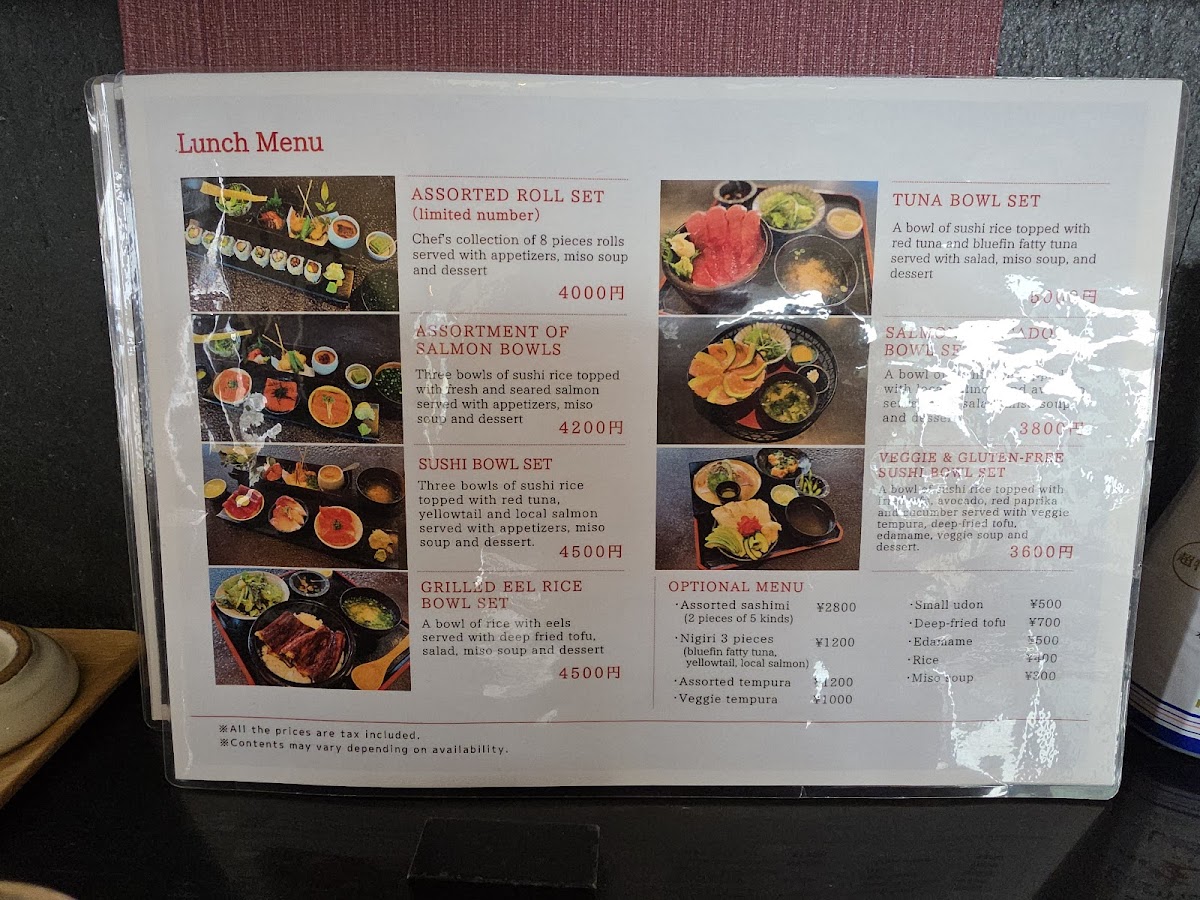 Menu Shaw's Sushi Bar & Dining-8