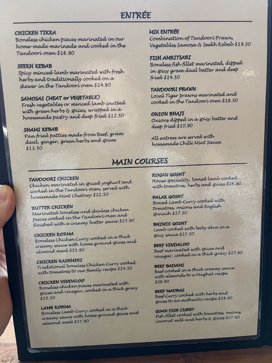 Menu Shehnai Tandoori Indian Restaurant-2