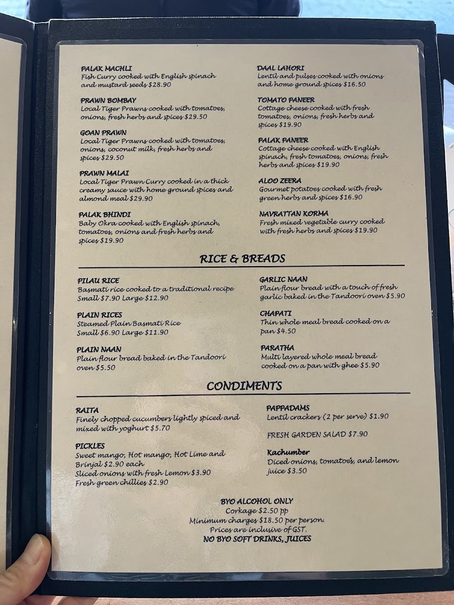 Menu Shehnai Tandoori Indian Restaurant-4